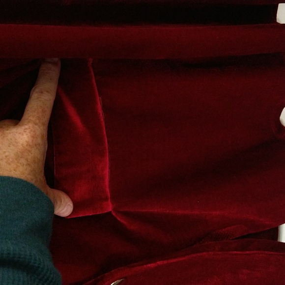 Beautiful Dark Red Velvet Shein Blazer - Picture 6 of 10